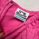 Bubblegum Future Collective Square Tie Neck Top Blouse  Pink Size medium Photo 4