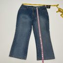 Xhilaration Women's  Vintage Wide Leg Cropped Jeans Size 11 Medium Wash Flare Photo 9