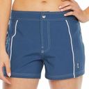 Free Country  Swim Board Shorts Women's Small Blue Surf Beach Bottoms Photo 0