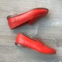 J.Crew  RYAN PENNY LOAFERS IN LEATHER BRILLIANT POPPY RED Photo 4