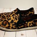 Joie  Kidmore Leopard Print Calf Hair Slip on Sneakers Size 40 Photo 3