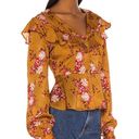 Majorelle Floral Ruffle Blouse Photo 0