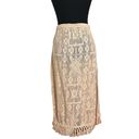 Aerie  Patchwork Floral Lace Swim Cover Up Skirt XS Women’s Cream 1262 Photo 2