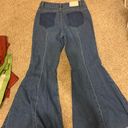 Nordstrom SJYP front split flare jeans Photo 3