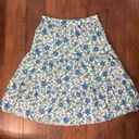 Lands'End LAND’S END floral, tiered maxi skirt, plus size L (14-16) Photo 2