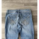 Delia's Delia’s Taylor Cropped Capri Jeans Size 1 Embroidered Juniors M1 Photo 3