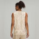 Lululemon  All Yours Tank Top Marmoleado Tie Dye Lemon Chiffon Trench Size 8 Photo 6