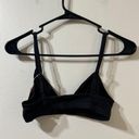 SKIMS New  Fits Everybody Triangle Bralette Size Small Onyx Photo 6