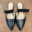 Ann Taylor croc classy mules sz 9 Photo 4