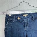 CAbi  Lou Bermuda Dark Wash Denim Long Shorts Relaxed Fit Stretch Sz 6 Photo 5