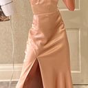 Birdy Grey Monica Dress In Satin rose Gold  Bridesmaid Dress Photo 0