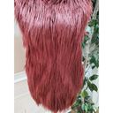 Romeo + Juliet Couture Romeo & Juliet Women Pink 100% Acrylic Couture Plum Faux Fur Vest Jacket Size L Photo 3