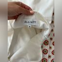 Elliatt  Asymmetric Satin White Cocktail Halter Dress Size Medium Photo 6