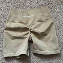 Alphalete Beige  Amplify Shorts Size Medium Photo 0