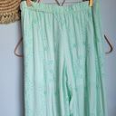 Young Fabulous and Broke , New, Green Tie Front Eyelet Geneva Beach Pants Medium Photo 6