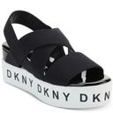 DKNY  Clare Open Toe wide strap chunky Platform Sandals Women's Size 9.5 Photo 0