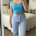 SheIn Blue Crop Top Photo 0