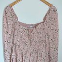 Reformation  Morris Smocked Mini Dress Size 0 Photo 3