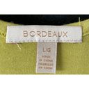 Bordeaux Womens Maxi Dress Size L Lime Gray Colorblock Sleeveless Soft Stretch Photo 6