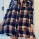 re:named Flannel Shirt Dress Photo 0