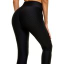 High Waist Yoga Pants Leggings Workout Running Tights Black S Photo 4