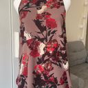 Wilfred Aritzia  Sevres Sleeveless Blouse in Mocha Flame Scarlet Floral S Photo 0