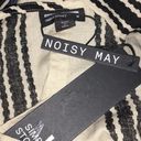 Noisy May  Striped Linen Tank Top Shirt Blouse NWT Photo 4