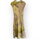 Natori 💛 Vintage Josie  Yellow and Tan Cowl Neck Silk Dress Photo 1