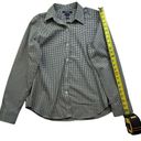 CHAPS  Black and White Button-Down Shirt Size L Photo 5