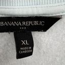 Banana Republic  Sweatshirt XL Womens Blue Drop Shoulder Photo 4