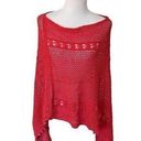 Chico's Chico’s red poncho one size Photo 0