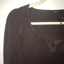 BCBGMAXAZRIA XL BCBG Max Azria Brown Scoopneck L/S Sweater BNWT Photo 3