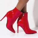 INC  Katalina Pointed-Toe Booties, Red Size 8M New w/Tag Photo 1