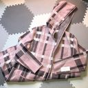 Charter Club New  Coatigan Pink Plaid Duster Jacket Longline Sweater Shacket Hood Photo 2