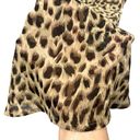 Papaya  Leopard Animal Print Semi Sheer Lightweight Tank Blouse Women’s Medium Photo 2