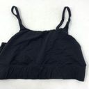 Natori  Bra Women's Size M Bliss Flex Longline Full Coverage Bralette Solid Black Photo 1