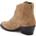 All Saints Carlotta Tan Suede Heeled Side Zip Ankle Boots. Size 10. New Photo 3