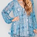 Show Me Your Mumu Blue Floral Tunic Dress Size S NWOT! Photo 0