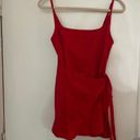 Princess Polly Red Square Neck Mini Dress Photo 2