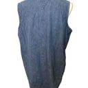 Marsh Landing Vintage  denim sleeveless blouse Photo 4