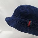 Vintage Y2K Bucket Hat Blue Corduroy Adult Medium/Large Cotton Preppy Outdoors Photo 2