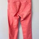 Gap  Pencil Cut Stretch Coral Pink Cropped Jeans Photo 2