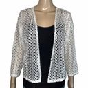 Onyx Open Front Lace Cardigan Top Photo 0