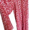 Aakaa  Vici Dolls Pink Maxi Tropical Print Split Leg Resort Palazzo Pants Large Photo 4