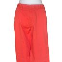 Ralph Lauren  Classic Chino Womens Pants 100% Cotton Straight Leg Coral Size 4 Photo 6