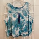 Tie Dye Athletic Tank Top Blue Size XXL Photo 0