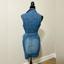 Love Tree New! Belted Button Up Denim Mini Dress Size M Photo 7