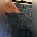 CAbi  Ripped Distressed Frayed Holes Denim High Cropped Straight Zip Jeans Sz 4 Photo 8