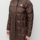 The North Face Quilted Brown Metropolis 600 Down Puffer Parka Jacket Photo 8