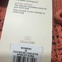 NWT Calia Sweater Knit Cover Up Set Top and 3” mid rise shorts Apricot Aura Pink Size M Photo 10